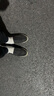 回力男鞋春季一脚蹬男鞋老北京布鞋帆布鞋休闲男纯色透气懒人鞋子男 黑白 42 实拍图