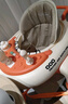 UICSS婴儿学步车多档六档调节2024新款三合一宝宝多功能助步儿童推车 豪华版-活力橙+音乐盘+脚步垫 实拍图