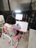 尊眠（ZUNMIAN）儿童学习桌椅写字书桌6-18岁中小学生作业桌椅套装80cm粉色 实拍图
