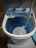 长虹洗衣机4.5KG宝宝家用成人小迷你洗衣机小型出租屋两用洗袜子半自动洗成人内衣裤夏天短袖薄款衬衣 4.5公斤蓝色【洗涤】 实拍图