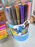 得力（deli）48色六角细杆水彩笔儿童可水洗创作画笔学生绘画彩虹筒美术涂鸦7060-48水彩笔 实拍图