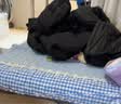 啄木鸟夹克男士秋冬季商务休闲百搭棒球领时尚宽松上衣服男装青中年外套 107小方块黑色 2XL 实拍图