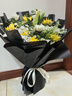 钰尚清明节菊花花束扫墓祭奠祭祀悼念鲜花速递同城北京上海广州配送店 款12(11朵混搭菊花加2支百合)E 实拍图
