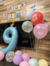 多美忆生日场景布置男孩数字生日气球道具氛围布置儿童派对装饰蓝色9 实拍图