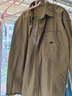 【重磅全棉】磨毛宽松工装衬衫纯色日系长袖休闲衬男春秋外套 杏色 2234-CPH 2XL 【建议140-160斤】 实拍图
