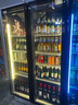 维仕美（Vvmax）展示柜啤酒冷藏柜酒吧展示柜便利店冰箱饮料柜全屏酒水保鲜柜冷柜大容量风冷酒水柜商用 大双门酒水柜（1100*600*1830） 轻奢豪华款+变频节能+镀膜防雾 实拍图