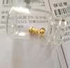 六福珠宝足金运财进宝黄金添富金1g3g5g元宝葫芦小金豆子单件计价013416JA 5.00克(含工费0元) 金元宝 实拍图