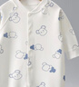 婴幼儿连体衣纯棉宝宝爬爬服无骨单排扣婴儿秋季衣服长袖春秋新款 小熊头Z-1 73cm 实拍图