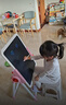 磐写（PS Board）儿童液晶手写画板宝宝家用涂鸦绘画板大屏小黑板幼儿手写板 支架款蓝-29英寸彩色屏+简笔画册 实拍图