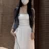 尤克达蒂（yookdd） 白色半身裙套装长裙开衫三件套裙子女夏季盐系御姐轻熟风套装裙 【开衫+吊带+裙子】三件套 M 【建议95-105斤】 实拍图