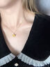 中国黄金玫瑰黄金项链女2025新款吊七夕情人节礼物送女友老婆妈妈生日 足金玫瑰花吊坠+足金链+证书礼盒 实拍图