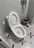 科勒（KOHLER）家用侧排马桶小户型左右排直冲式坐便器防臭防堵卫生间坐便器 左排水-智洁雪花釉面 实拍图