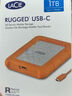 LaCie雷孜小金刚 移动硬盘 三防 1TB  Rugged USB-C  机械硬盘 USB Type-C/3.2 兼容mac 便携防跌 外接 实拍图