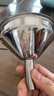 希明304不锈钢打酒器加漏斗酒提子酒勺子一两长柄舀酒勺家用倒油过滤 加厚304【漏斗一个】11cm（送滤网） 实拍图