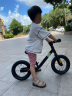 书比（SOOIBE）儿童宝宝平衡车2-7岁小童男孩女孩滑步车无脚踏自行车12寸a100 黑色-可拆卸脚踏 实拍图