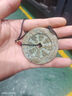 【龙虎山直发】山鬼花钱吊坠道家真品古钱币项链朱砂八卦铜钱饰品 老款天机龙门5.5cm 配绳子 手工绑好 锦囊包好寄出 实拍图