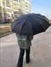 京尚小米遮阳伞24骨节节收全自动雨伞大号晴雨两用便携太阳伞防晒防紫外线 (促销)加固晴雨伞星夜黑24骨 实拍图