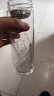 【⭐京东物流配送】高硼硅双层玻璃杯大容量泡茶杯水杯子茶水分离 【双层加厚】茶杯 350ml 1只 实拍图