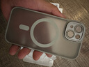 KEKLLE【肤感磁吸】适用iPhone15手机壳 苹果15保护套磁吸无线充电磨砂防摔镜头全包软边保护套 钛灰色 实拍图