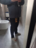 真维斯（JEANSWEST）春秋季外套男士2025新款春季薄款纯色立领宽松风衣休闲夹克上衣服 JK8302深灰【常规】 3XL 实拍图
