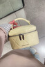 CHARLES&KEITH菱格链条手提斜挎小方包生日礼物CK2-80782534 Butter Yellow奶油黄色 小包 实拍图