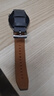 华为（HUAWEI）手表原装watch3丨GT丨GT2丨2e丨Pro丨buds真皮运动氟橡胶原装表带 华为GT3Pro原装表带皮表带灰色-22mm简装 watch3/GT/GT2/GT2E/Pro 实拍图