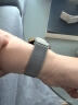 码仕 适用华为手表表带Watch4/3/GT4/3/2/Pro/荣耀Magic2精钢米兰磁吸扣银色20mm 实拍图