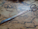 辉飞弘取物夹火钳夹家用烧火加长取物长柄夹不锈钢捡垃圾夹子夹碳 不锈钢火钳【80cm】 实拍图