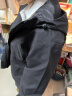 骆驼（CAMEL）三防户外休闲女装登山服运动风衣外套 J23CA6L6023B 幻影黑 S 实拍图