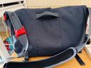 TIMBUK2单肩包邮差包骑行包潮包男女休闲运动电脑潮男书包ins男士礼物 青灰色/闪耀红 S 实拍图