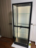 永苒手办柜展示柜高达玩具乐高储物柜模型透明玻璃展柜 黑色 【福利款】单门四层40*40*160cm 实拍图