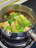 美厨（maxcook）雪平锅 锤纹不锈钢奶锅 煮面汤锅宝宝辅食锅 炉灶通用MCJ4480 实拍图