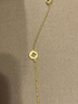 明牌珠宝黄金手链足金浪漫星恋系列手链刘涛同款礼物送女友老婆工费150 约17+2厘米 约3.04克 太阳手链AFK0034 实拍图