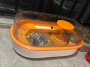 酷奇宠乌龟缸生态缸龟缸巴西水龟养殖箱专用缸饲养箱爬宠用品 橙色大号带水泵+造景套餐 实拍图
