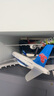 智宙中国南方航空a380仿真飞机模型带起落架灯光民航客机合金航模摆件 【带灯光+引擎可转动】47厘米 实拍图