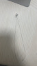 周六福PT950铂金项链女O字链 B058720  约1.42g 40+5cm 生日礼物 晒单实拍图