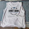 GHOST DUNK 篮球背心美式训练服男吸湿排汗速干透气运动球衣跑步健身坎肩无袖T恤 白色 2XL 实拍图