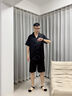 俞兆林（YUZHAOLIN）青少年睡衣男夏季冰丝薄款短袖短裤套装男生夏天可外穿家居服 NSJYI-G542 短袖短裤套装 XL （建议身高170，体重125-150斤） 实拍图