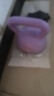 朗威壶铃哑铃女士健身家用器材男士竞技浸塑亚玲球提壶哑铃5-20磅健身 5.4kg =12LB/淡紫色入门男女士 实拍图