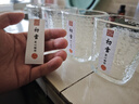 FGHGF高颜值初雪锤纹玻璃杯日式家用水杯威士忌酒杯方形杯子简约 初雪杯4只 200ml 实拍图
