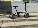 大行（DAHON）K3plus折叠自行车超轻铝合金16英寸9速城市碟刹通勤车KAA693 黑蓝【内折版】 实拍图