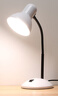 双韵唯台灯学习书桌宿舍插电学生儿童台式金属简约办公阅读台灯 白色金属台灯无灯泡(自己配) 按钮开关 实拍图