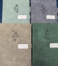 慢作 笔记本子a5笔记本会议记录本记事本皮面日记本商务软皮笔记本子厚学生高颜值笔记本文具可定制 【4本装 A5】【四色各1本】（416页） 实拍图