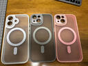 KEKLLE【肤感磁吸】适用iPhone15手机壳 苹果15保护套磁吸无线充电磨砂防摔镜头全包软边保护套 钛灰色 实拍图