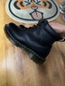 马丁博士（Dr.Martens）939男女冬百搭软皮黑色工装靴中帮马丁靴 黑色 39 实拍图