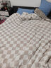 无印良品A类针织提花10%大豆纤维被子 秋冬被芯6斤 200x230cm 实拍图