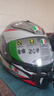 AGV K5S摩托车双镜片头盔机车跑盔男女骑行全盔四季通用安全帽3C PLASMA WHITE BLACK/RED L（适合58-59头围） 实拍图