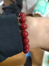鸿颖五路财神朱砂玛瑙手串男女款本命年朱砂手链送老婆女友 五路财神10mm礼盒装 实拍图
