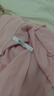红豆居家冰丝睡衣女夏季短袖开衫套装女士家居服仿真丝睡衣樱花粉175/96A 实拍图