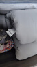 海澜之家（HLA）A类大豆纤维被子秋冬冬季加厚被芯保暖家用双人宿舍单人1.5x2米 清新灰【保暖蓄热7A级强效抑菌】 180*220cm约7斤冬被 实拍图